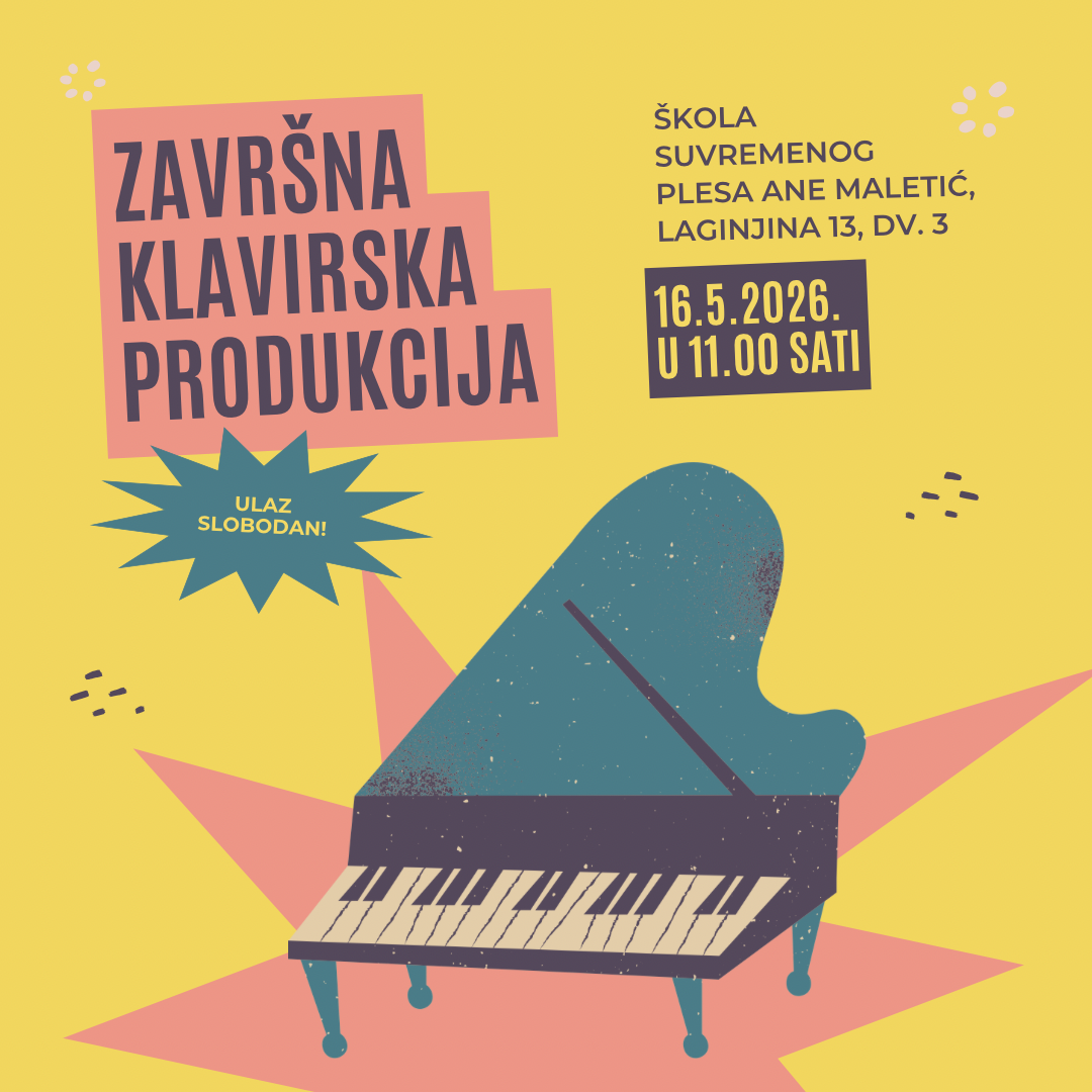 Pozivamo vas na klavirsku produkciju 16. svibnja